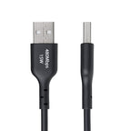 StarTech.com USB2AC1FTBK USB cable USB 2.0 11.8" (0.3 m) USB A USB C Black
