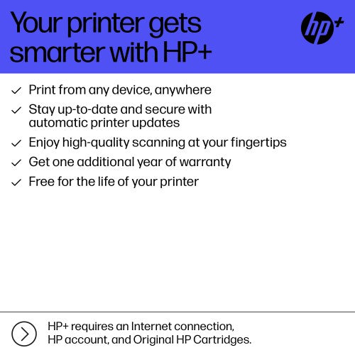 HP OfficeJet Pro 8135e Wireless All-in-One Color Printer, Instant Ink; Two-sided printing