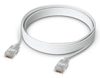 Ubiquiti UACC-Cable-Patch-EL-5M-W networking cable Translucent, White 196.9" (5 m) Cat6