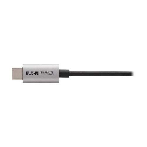 Eaton U437-MM1-03 audio cable 35.4" (0.9 m) 3.5mm USB Type-C Black, Gray