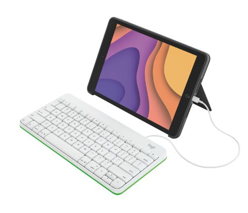 Logitech 920-006341 mobile device keyboard English USB White