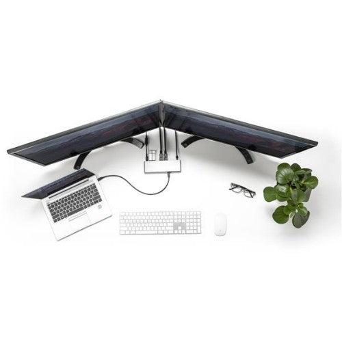StarTech.com TB3DK2DHV laptop dock/port replicator Wired Thunderbolt 3 Gray