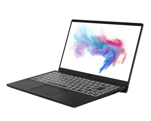 MSI Modern B10MW-014 Laptop 14" Full HD Intel® Core™ i5 i5-10210U 8 GB DDR4-SDRAM 256 GB SSD Wi-Fi 5 (802.11ac) Windows 10 Pro Black