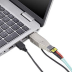 StarTech.com D01ML55U-FIBER-MEDIA network media converter 1000 Mbit/s 1310 nm Multi-mode, Single-mode Black, Silver