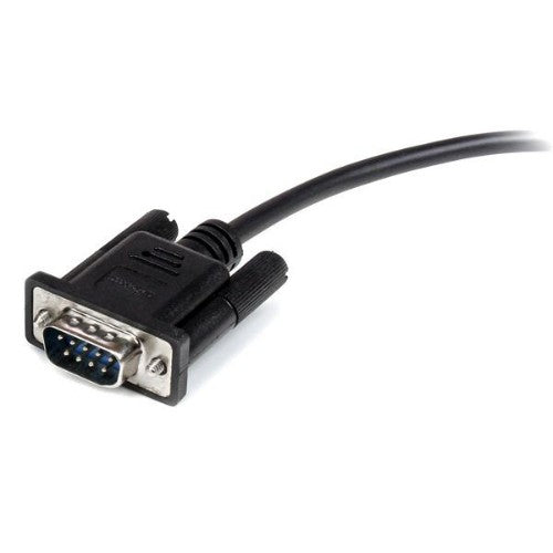 StarTech.com MXT1003MBK serial cable Black 118.1" (3 m) DB-9
