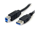 StarTech.com USB3SAB10BK USB cable 120.1" (3.05 m) USB A USB B Black