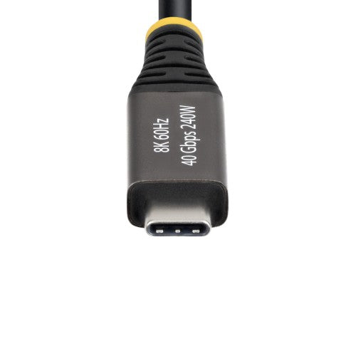 StarTech.com CC6FT40GUSB4GEN3 USB cable USB4 Gen 3x2 70.9" (1.8 m) USB C Black