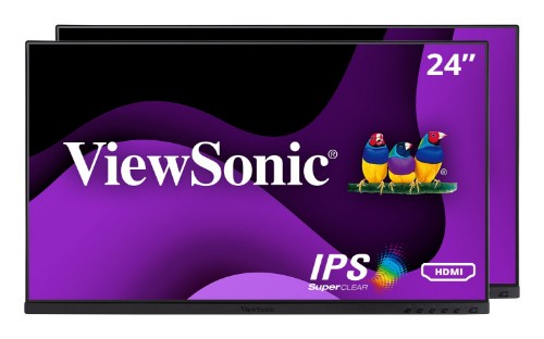 Viewsonic VG Series VG2448A-2_H2 computer monitor 24" 1920 x 1080 pixels Full HD LED Black