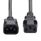 StarTech.com 8713-8100-POWER-CORD power cable Black 11.8" (0.3 m) C14 coupler C13 coupler