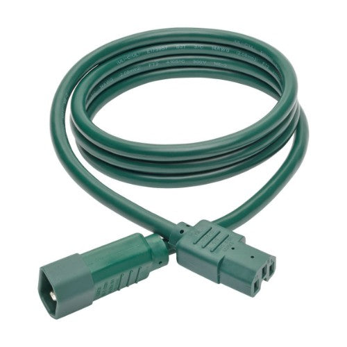 Tripp Lite P018-006-AGN power cable Green 70.9" (1.8 m) C14 coupler C15 coupler