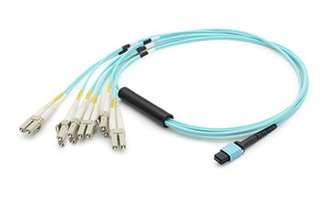 AddOn Networks ADD-MPO-6LC1M5OM3 InfiniBand/fibre optic cable 39.4" (1 m) MPO/MTP LC Blue