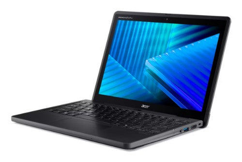 Acer TravelMate Spin B3 TMB312R-31-C45D Hybrid (2-in-1) 12.2" Touchscreen WUXGA 4 GB LPDDR5-SDRAM 128 GB eMMC Wi-Fi 7 (802.11be) Windows 11 Pro Education Black