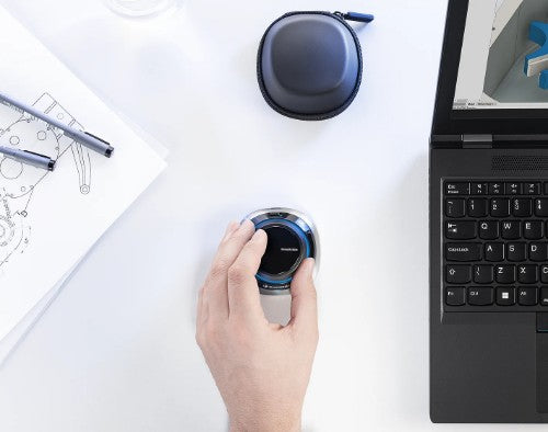 3Dconnexion SpaceMouse mouse Office RF Wireless + Bluetooth + USB Type-A 6DoF