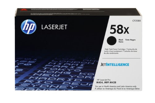 HP 58X High Yield Black Original LaserJet Toner Cartridge
