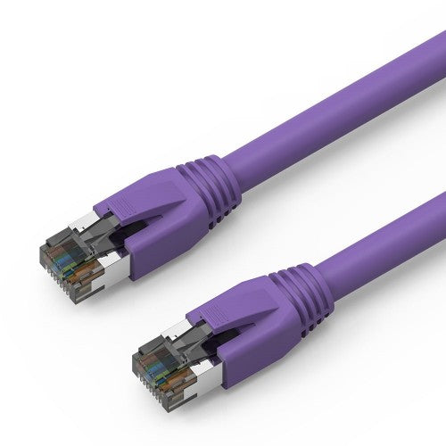 Axiom C8SBSFTP-P15-AX networking cable Purple 177.2" (4.5 m) Cat8 SF/UTP (S-FTP)