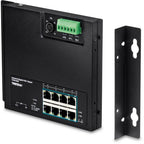 Trendnet TI-PG102F network switch Gigabit Ethernet (10/100/1000) Power over Ethernet (PoE) Black