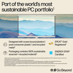 HP All-in-One Desktop 22-dg0340 N200 21.45" 1920 x 1080 pixels 8 GB DDR5-SDRAM Black