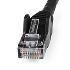 StarTech.com N6LPATCH10BK networking cable Black 118.1" (3 m) Cat6 U/UTP (UTP) Round