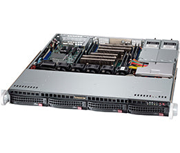 Supermicro SC813MFTQ-R400CB Rack Black 400 W