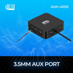 Adesso AUH-4050 laptop dock/port replicator Wired USB 3.2 Gen 1 (3.1 Gen 1) Type-C Black