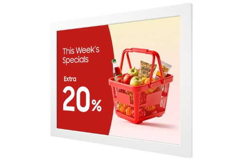 Samsung EMDX EM13DX signage display Digital signage flat panel 13.3" Wi-Fi White Tizen 24/7