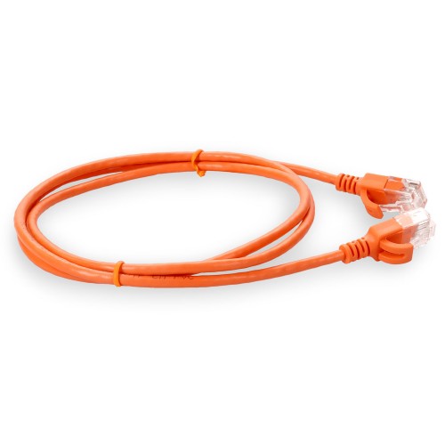 AddOn Networks ADD-10FSLCAT6A-OE networking cable Orange 120.1" (3.05 m) Cat6a U/UTP (UTP) Round