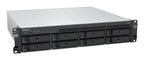 Synology RackStation RS1226RP+ NAS/storage server Rack (2U) AMD Ryzen V1500B 4 GB DDR4 0 TB Synology DSM Black