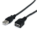 StarTech.com USBEXTAA3BK USB cable 35.8" (0.91 m) USB A 0.48 Gbit/s Black