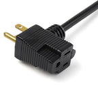 StarTech.com PAC1023 power cable Black 35.4" (0.9 m) NEMA 5-15P 2 x NEMA 5-15R