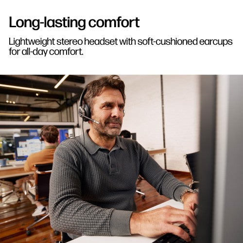 HP Poly Mission 825 Stereo USB Wired Headset