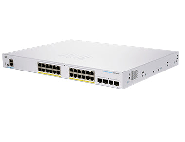 Cisco CBS350-24P-4X-AR network switch Managed L2/L3 Gigabit Ethernet (10/100/1000) Silver