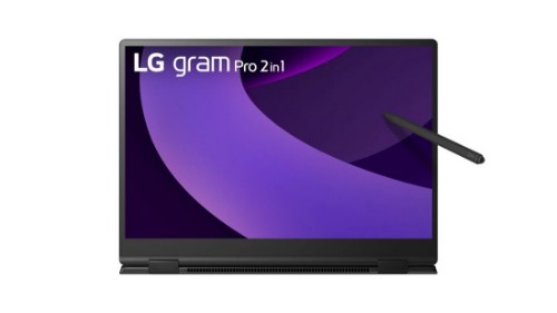 LG Gram Pro Copilot+ PC Intel Core Ultra 5 225H Laptop 16" Touchscreen 2.8K 16 GB LPDDR5x-SDRAM 512 GB SSD Wi-Fi 7 (802.11be) Windows 11 Pro Black