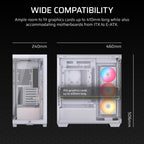 Corsair 3500X RS-R ARGB Midi Tower White