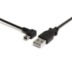 StarTech.com USB2HABM6LA USB cable USB 2.0 70.9" (1.8 m) USB A Mini-USB B 0.48 Gbit/s Black