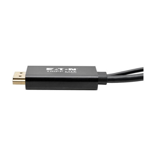Tripp Lite P130-06N-DP-V2 video cable adapter 5.91" (0.15 m) HDMI DisplayPort Black