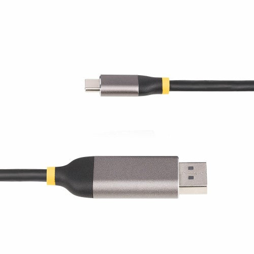 StarTech.com 142-USBC-DP-8K-10F video cable adapter 118.1" (3 m) USB Type-C DisplayPort Black, Gray