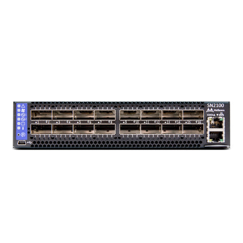 Mellanox Technologies MSN2100-BB2F network switch Managed L2/L3 1U Black