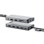 ALOGIC DUCDDV3V2 laptop dock/port replicator Wired USB 3.2 Gen 1 (3.1 Gen 1) Type-A + Type-C Gray