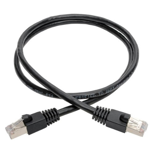 Tripp Lite N262-004-BK networking cable Black 48" (1.22 m) Cat6a S/UTP (STP)