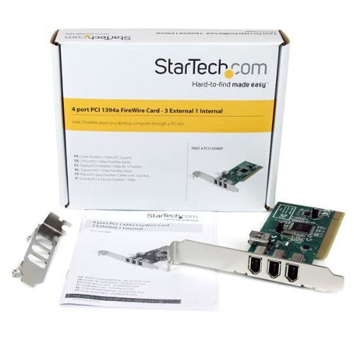 StarTech.com PCI1394MP interface cards/adapter Internal IEEE 1394/Firewire