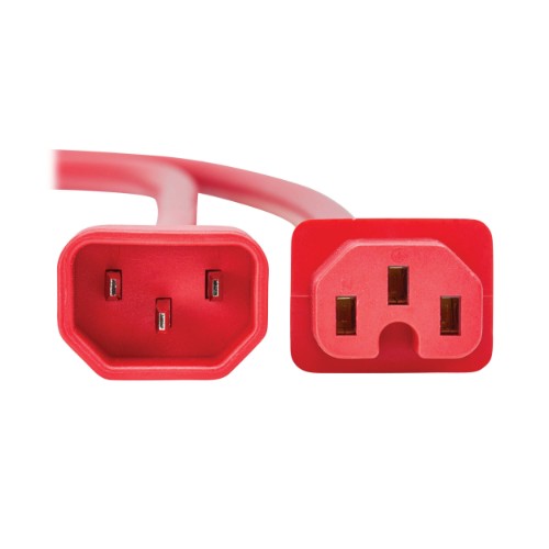 Eaton P018-010-ARD power cable Red 122" (3.1 m) C14 coupler C15 coupler