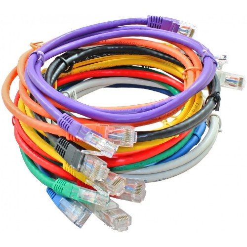 Axiom RJ4512CDPC5F-AX networking cable Multicolor 59.1" (1.5 m) Round