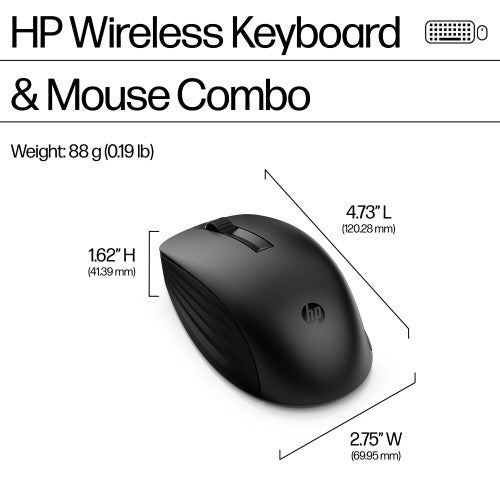 HP 655 Wireless Keyboard and Mouse Combo
