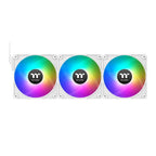 Thermaltake CL-F190-PL12SW-A computer cooling system Computer case Fan 4.72" (12 cm) White 3 pc(s)