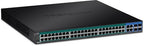 Trendnet TPE-5048WS network switch Managed Gigabit Ethernet (10/100/1000) Power over Ethernet (PoE) 1U Black