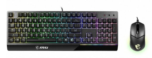 MSI VIGOR GK30 COMBO keyboard Mouse included Gaming USB QWERTY UK International Black