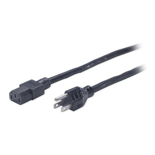 APC PWR C13 / 5-15P, 2.4 m Black 94.5" (2.4 m) NEMA 5-15P
