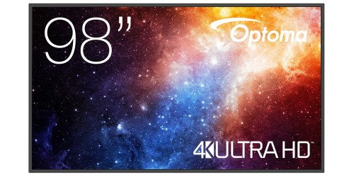 Optoma N3981K Digital signage flat panel 98" LED Wi-Fi 500 cd/m² 4K Ultra HD Black Android 11 24/7