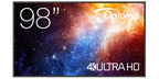 Optoma N3981K Digital signage flat panel 98" LED Wi-Fi 500 cd/m² 4K Ultra HD Black Android 11 24/7