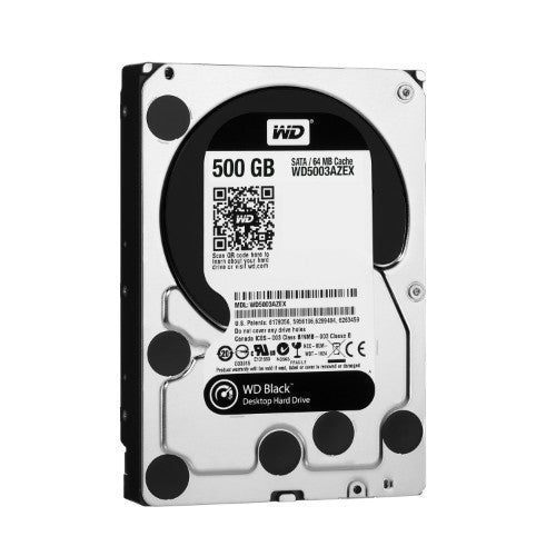 Western Digital Black internal hard drive 500 GB 7200 RPM 64 MB 3.5" Serial ATA III